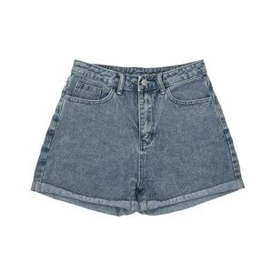 Shein Jean Shorts Women’s Size 28 Denim Cuffed Rolled Hem Pockets